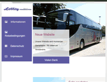 Tablet Screenshot of lillig-touristik.de